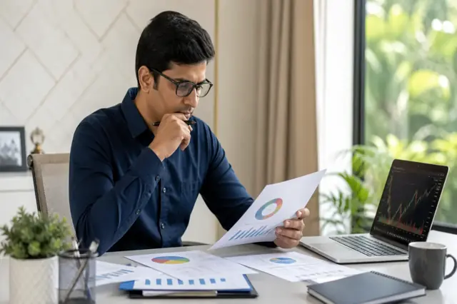 Indian investor reviewing securities-backed borrowing risks