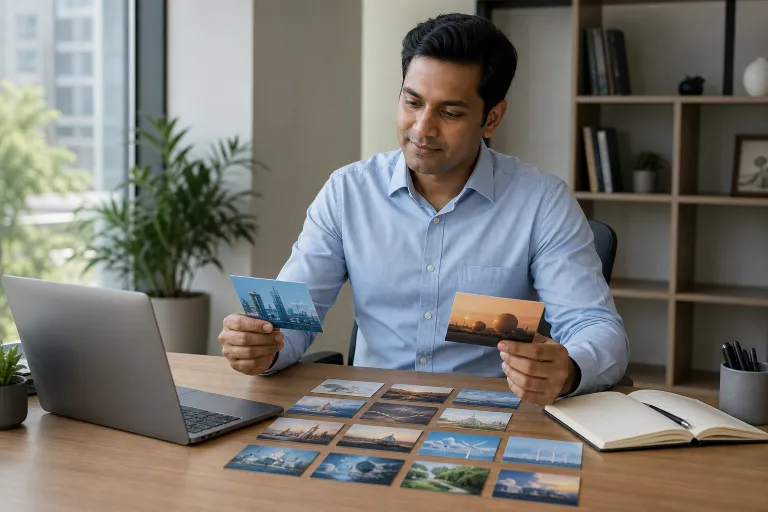 Indian investor comparing diversified exchange traded fund choices