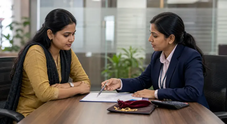 Indian household reviewing gold-related financial choices