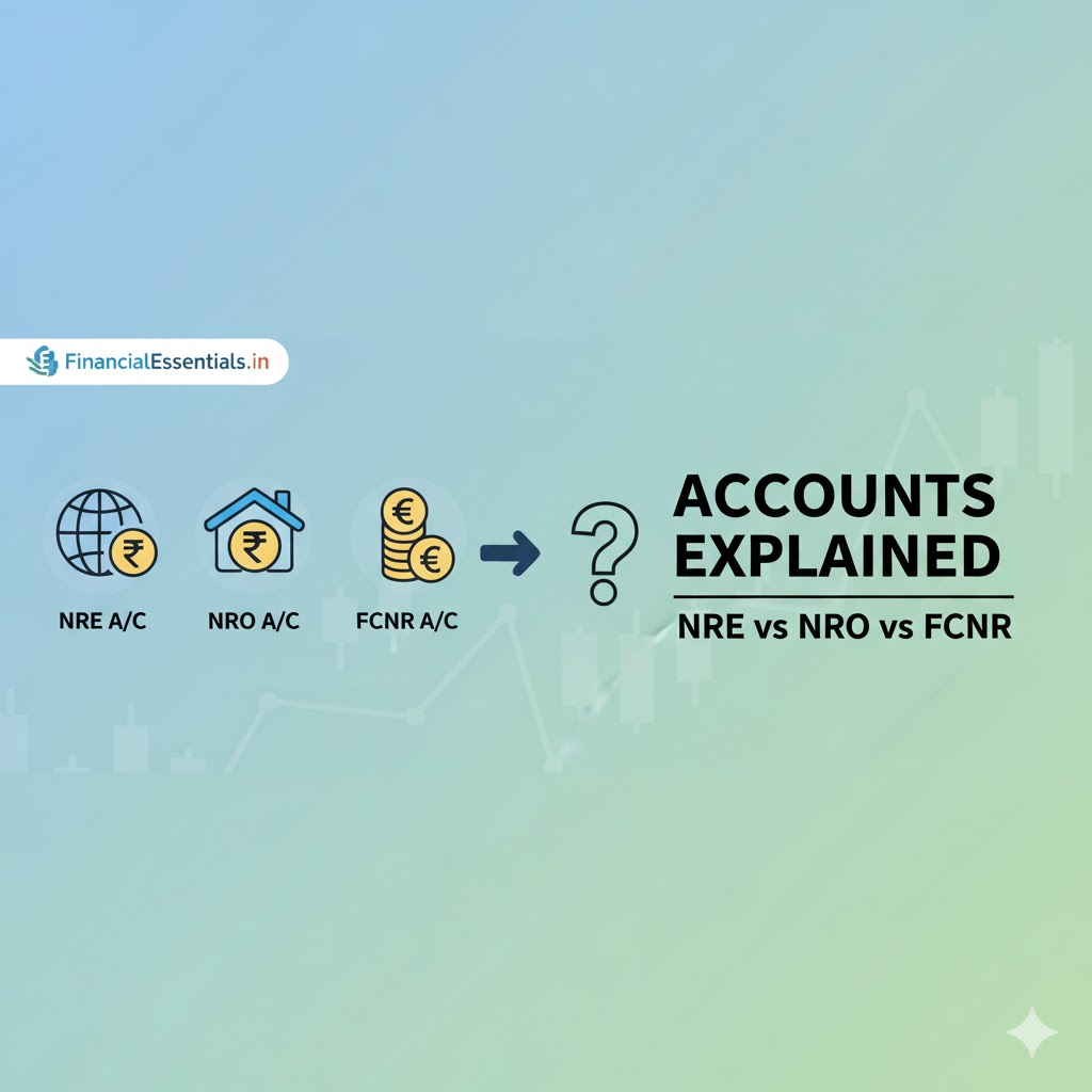 Difference Between NRE, NRO, and FCNR Accounts Explained Simply
